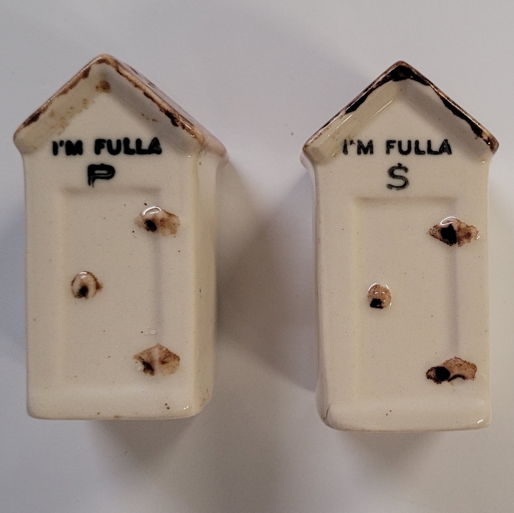Funny Vintage Salt and Pepper Shakers
